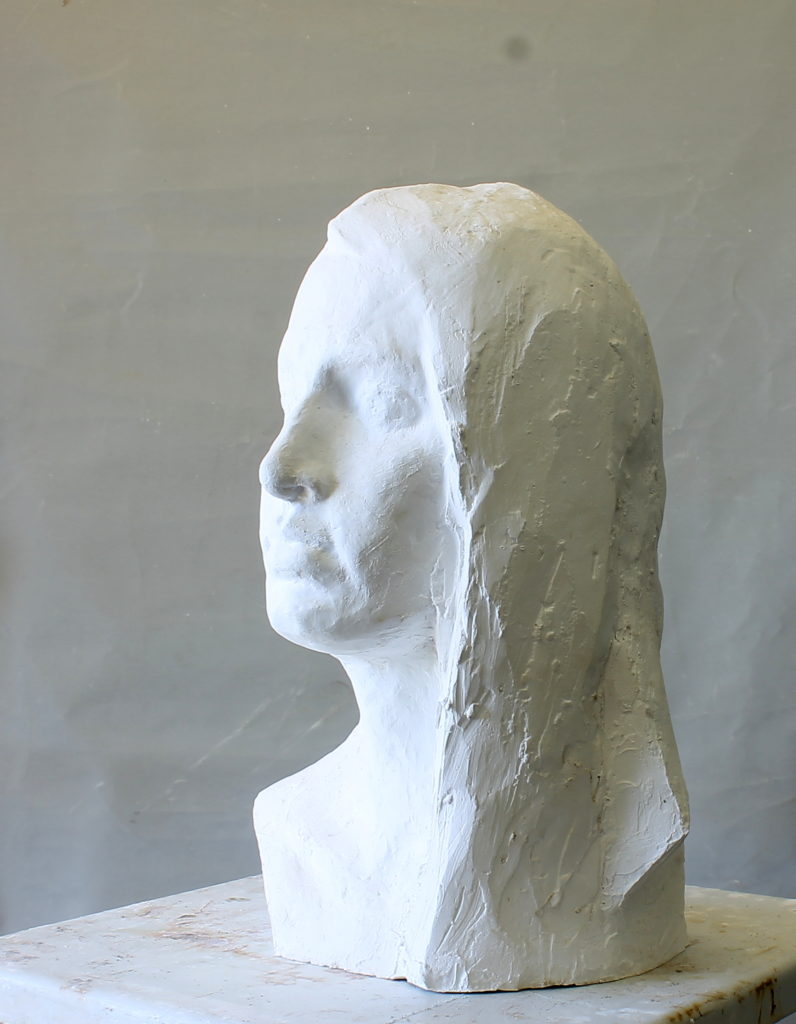 rzeźba głowa kobiety